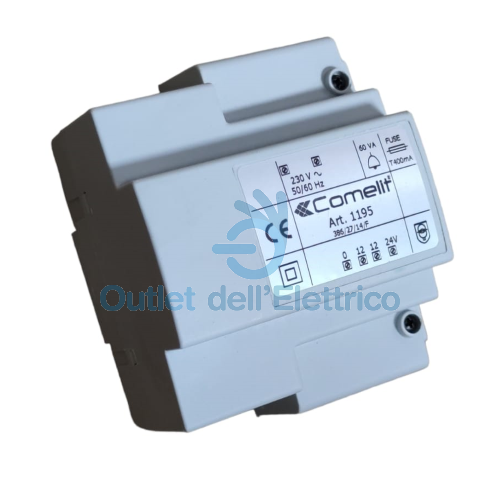 COMELIT 1195 TRASFORMATORE 60VA, INGRESSO 230VAC, USCI..