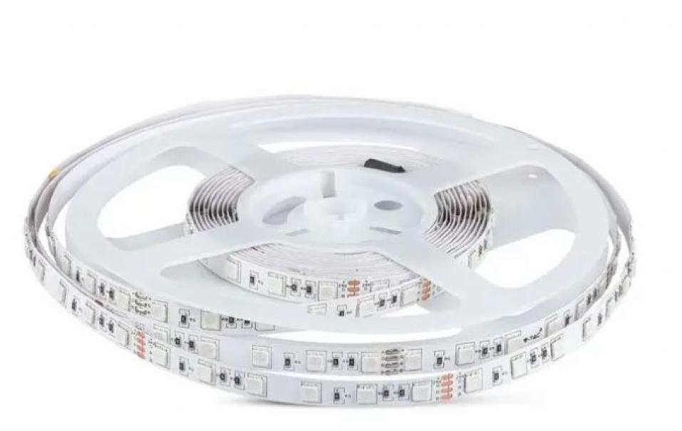 Striscia led 5 metri 212431 V-tac 212431 vt-5050-24V IP20 3000K 10W/M