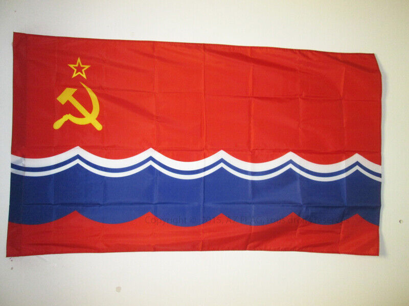 BANDIERA REPUBBLICA SOCIALISTA SOVIETICA ESTONE 1940-1990 150x90cm - BANDIERA RS