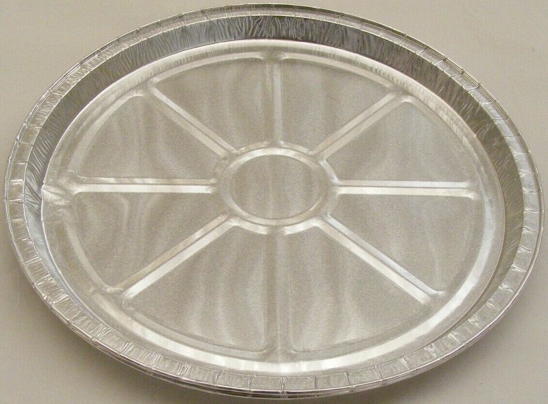 100 TORTIERE CONTENITORI VASCHETTE ALLUMINIO ALIMENTI TEGLIE CROSTATE PIZZA M.29