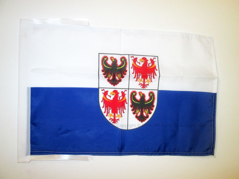BANDIERA TRENTINO-ALTO ADIGE 45x30cm - BANDIERINA TRENTINA - REGIONE ITALIA 30 x