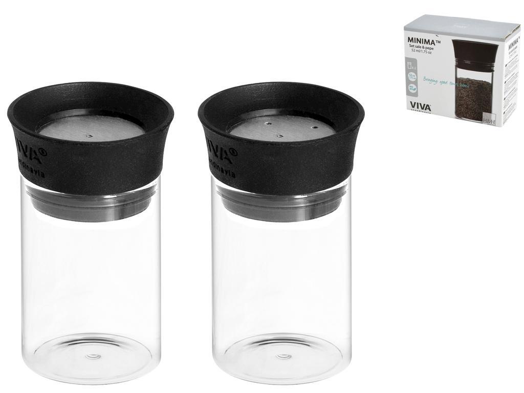H&H Set 2 Spargi Sale E Pepe In Borosilicato