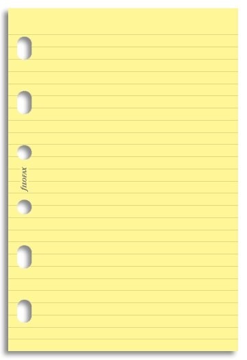 Ricambio  Pocket Righe Giallo | Filofax