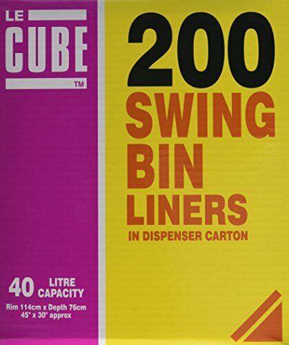 Le Cube 480, antiscivolo, per 40 L (Confezione da 200) (K1v)