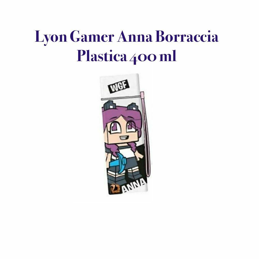 Lyon Gamer Anna Borraccia Plastica 400 ml