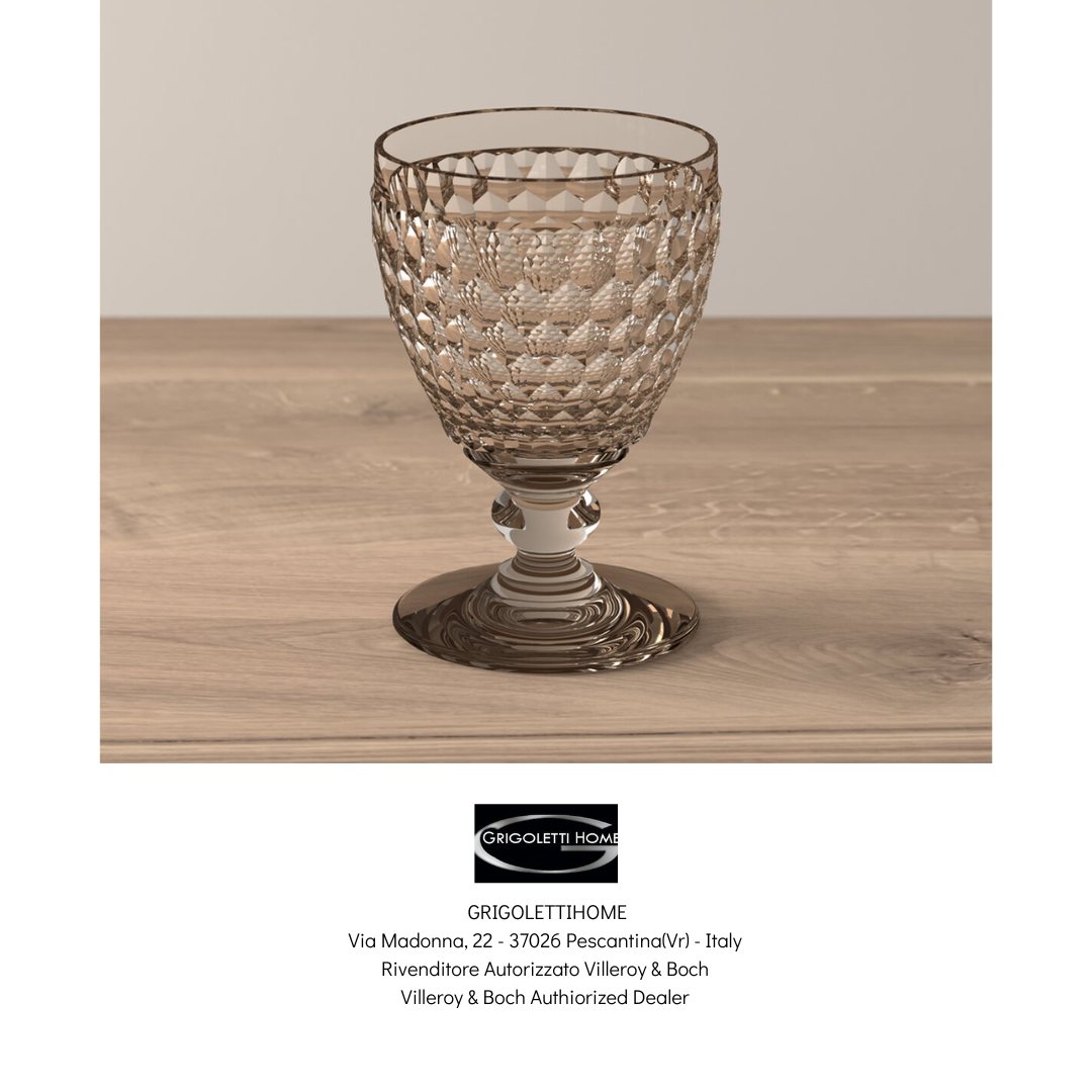 Villeroy & Boch - Boston Coloured - Calice Vino Bianco h cm 12 - colore Grigio
