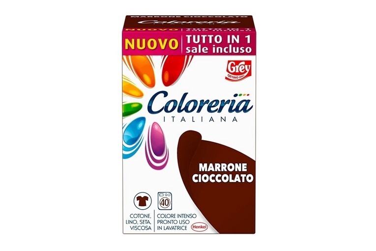 Coloreria Italiana colorante per tessuti Marrone Cioccolato 350 gr