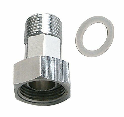 Sanitop-Wingenroth 14082 9 Raccordo per contatore dell' acqua, cromato, (Z4z)