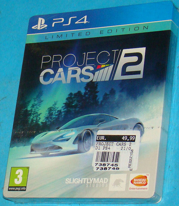 Project Cars 2 - Limited Edition - Sony Playstation 4 PS4 - PAL New Nuovo