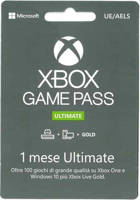 Xbox GamePass Ultimate 1 mese - XboxOne - Xbox Series - SOLO CODICE DLC