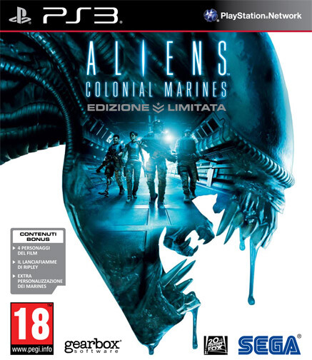 PS3 Aliens: Colonial Marines Limited Edition UFFICIALE ITALIA