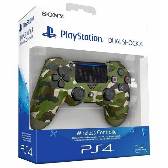 CONTROLLER SONY DUALSHOCK 4 WIRELESS V2 GREEN CAMOUFLAGE PS4 CAMO PLAYSTATION 4
