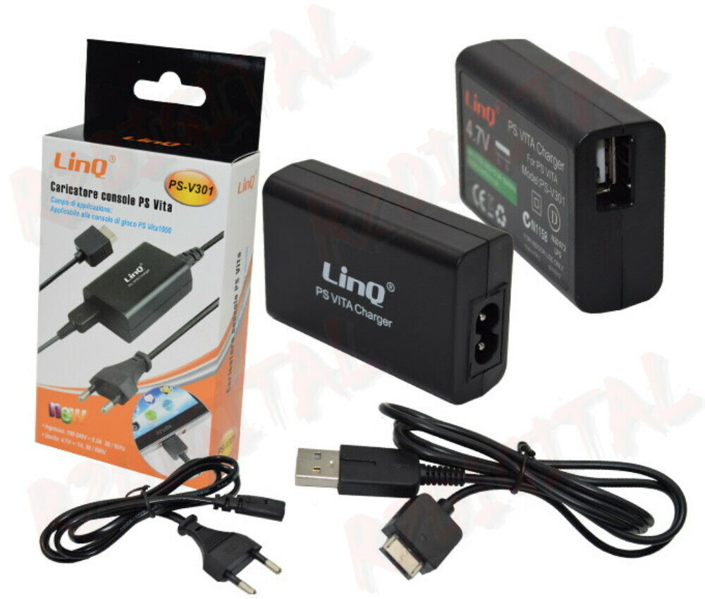 ALIMENTATORE  PLAYSTATION PS VITA PSP COMPATIBILE TRASFORMATORE CARICABATTERIE