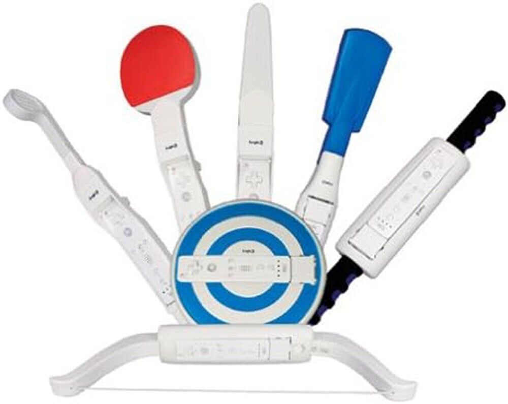 KIT ACCESSORI COMPATIBILI NINTENDO WII E WII U LUXURY TWIN SPORTS PACK SET 7