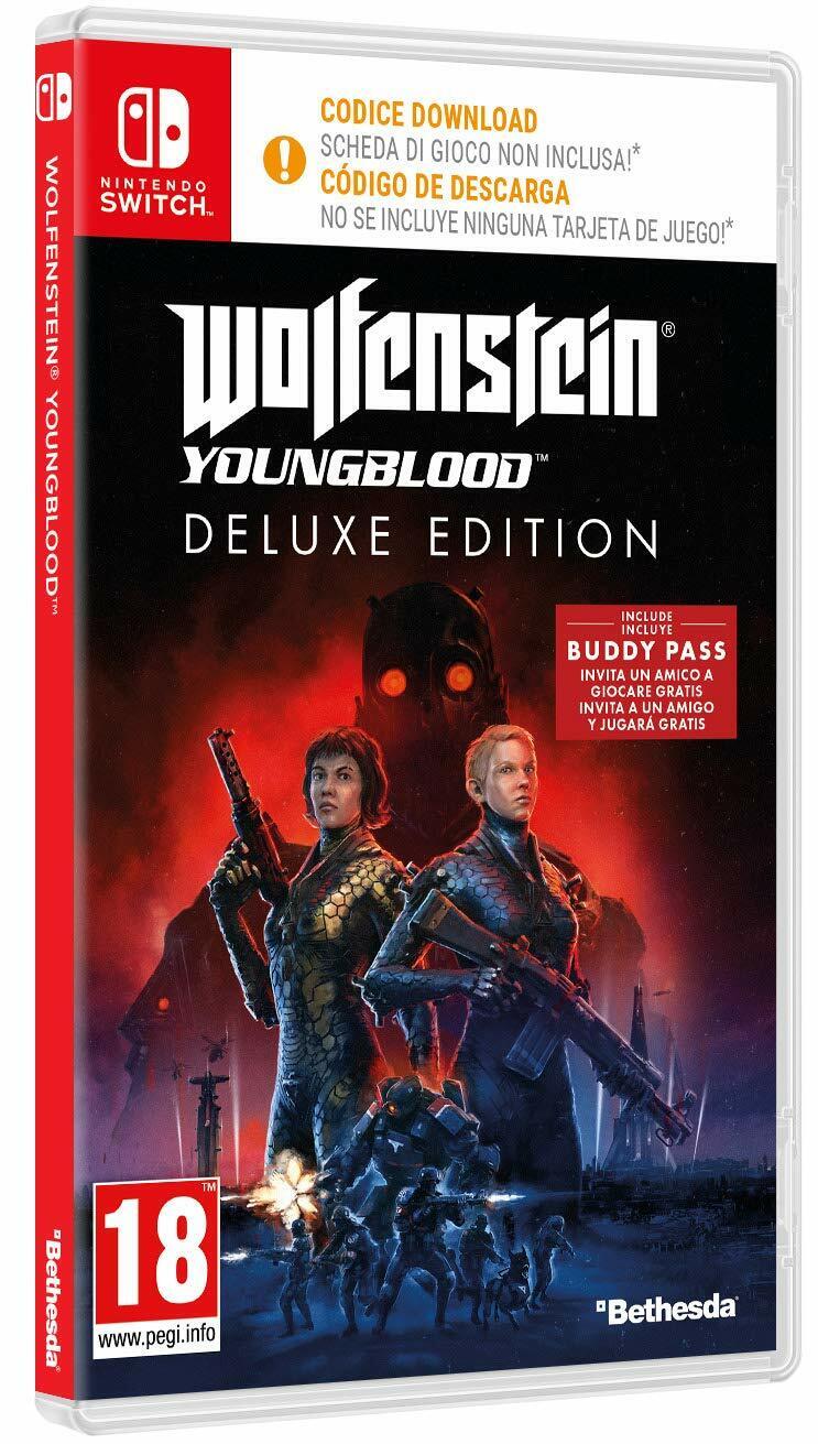 WOLFENSTEIN YOUNGBLOOD DELUXE EDITION PER SWITCH NUOVO UFFICIALE ITALIANO