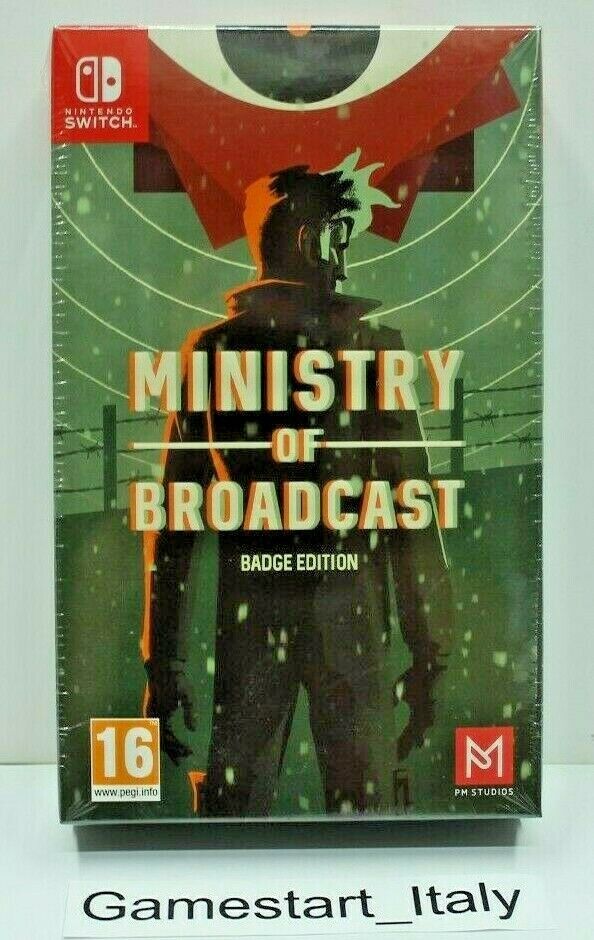 MINISTRY OF BROADCAST BADGE EDITION - NINTENDO SWITCH - NUOVO - NEW PAL