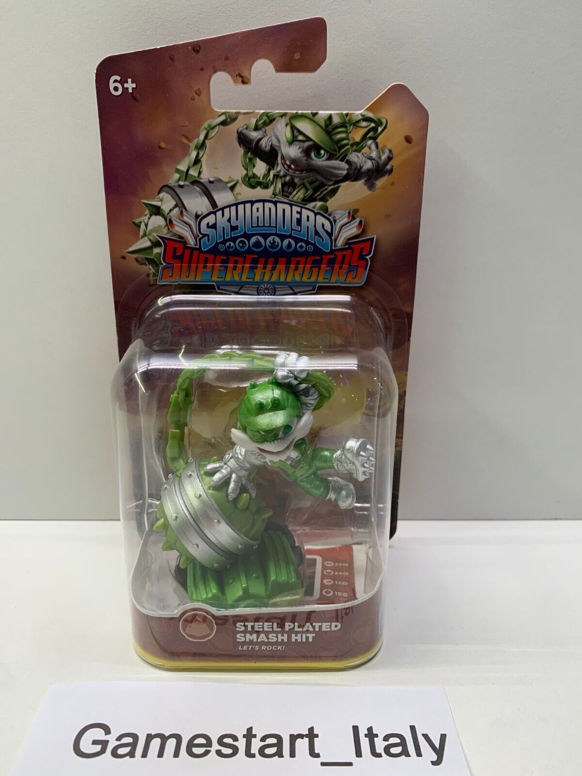 SKYLANDERS SUPERCHARGERS STEEL PLATED SMASH HIT - NEW SEALED NUOVO SIGILLATO