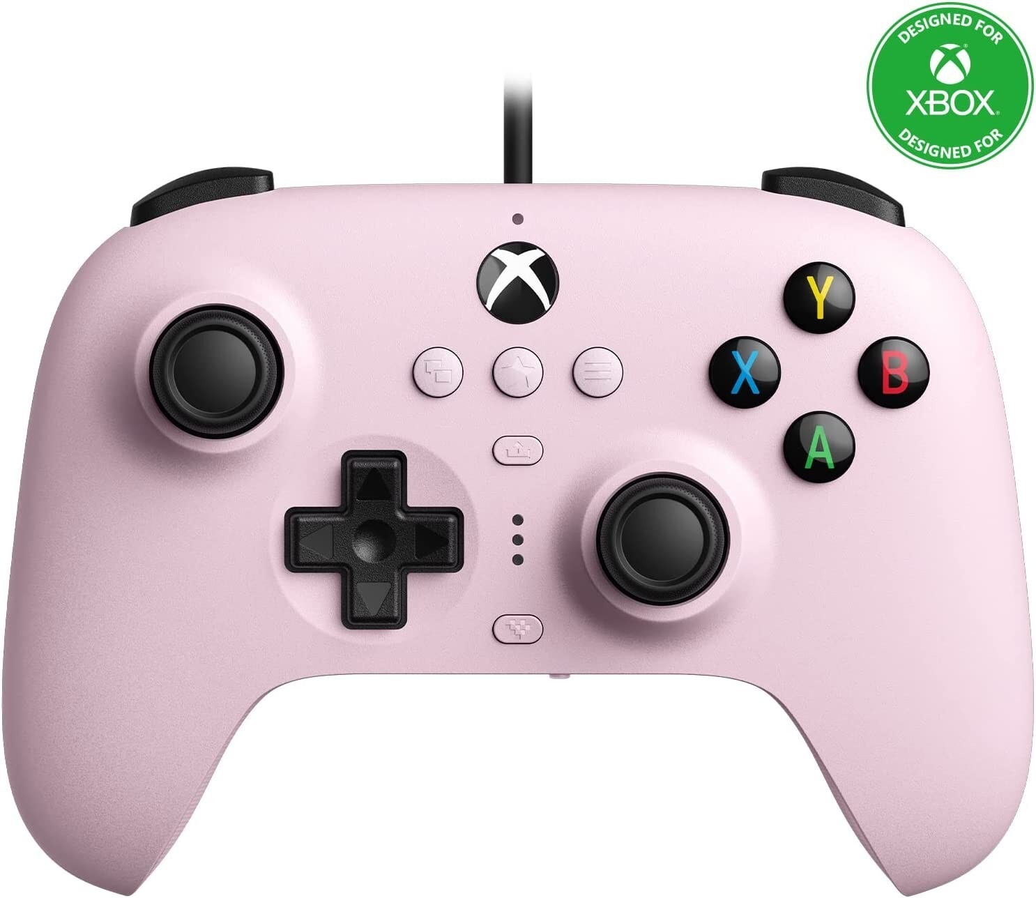 CONTROLLER ULTIMATE WIRED USB CON FILO ROSA PINK XBOX ONE SERIES X S E PC 8BITDO