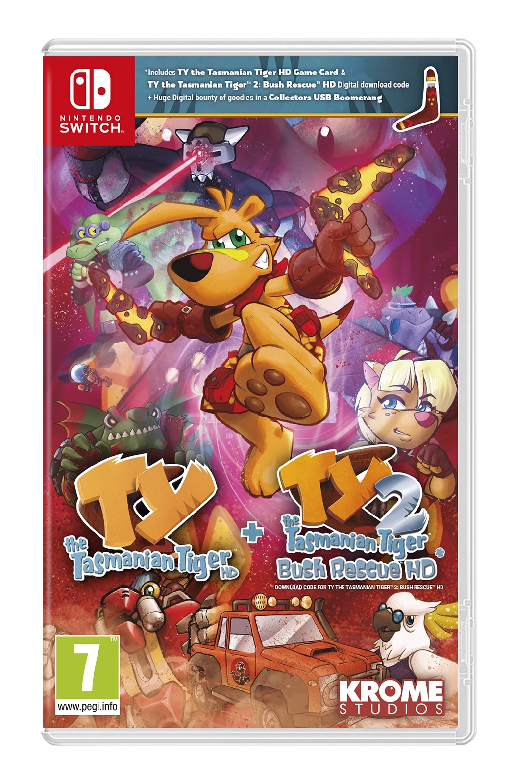 TY the Tasmanian Tiger HD + TY the Tasmanian Tiger 2: Bush Res (Nintendo Switch)
