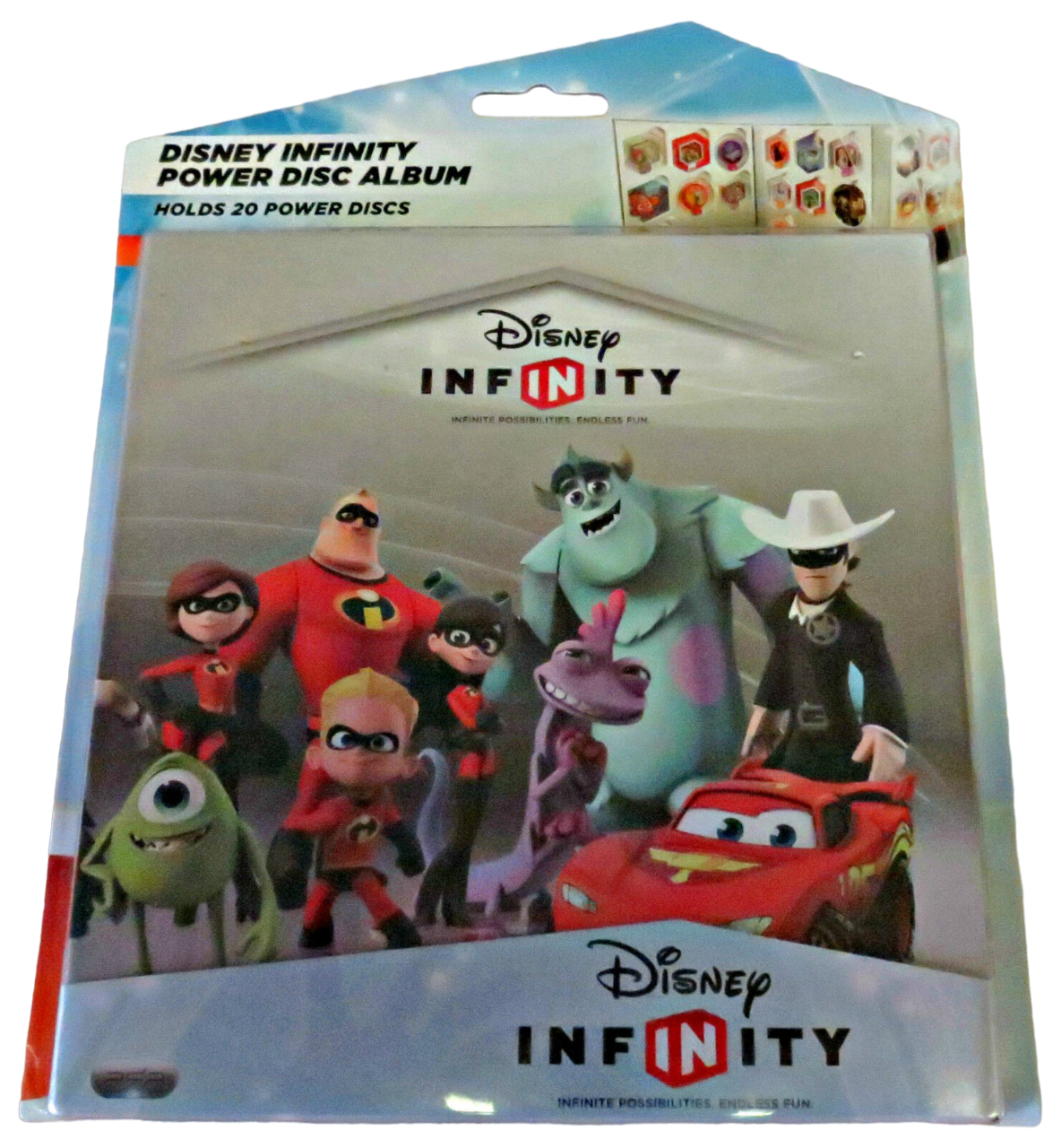Disney Infinity Power Disc Album Wave1 20 power disc holder PDP Porta gettoni