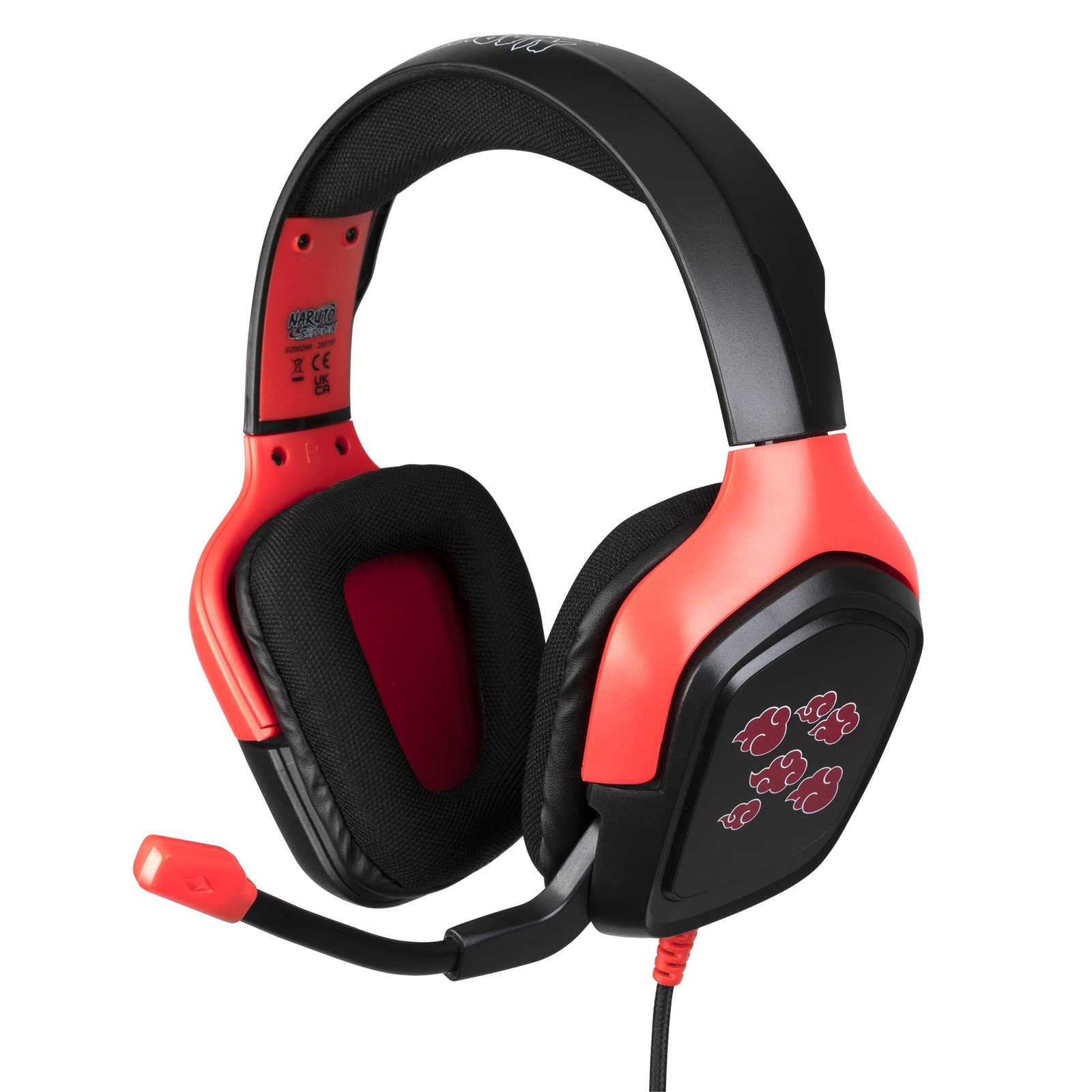 Konix Naruto Akatsuki Gaming Headset (Black/Red) /Headset (Nintendo Switch)