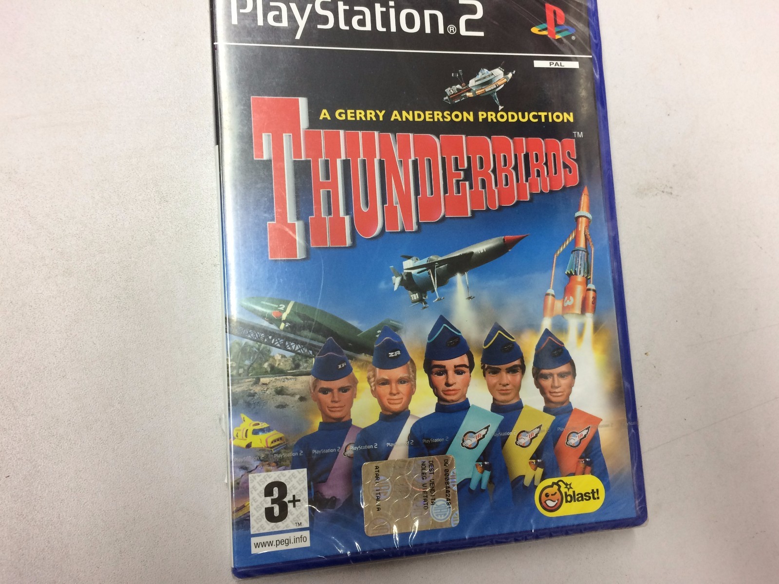 THUNDERBIRDS PS2 PLAYSTATION 2 PAL NUOVO SIGILLATO