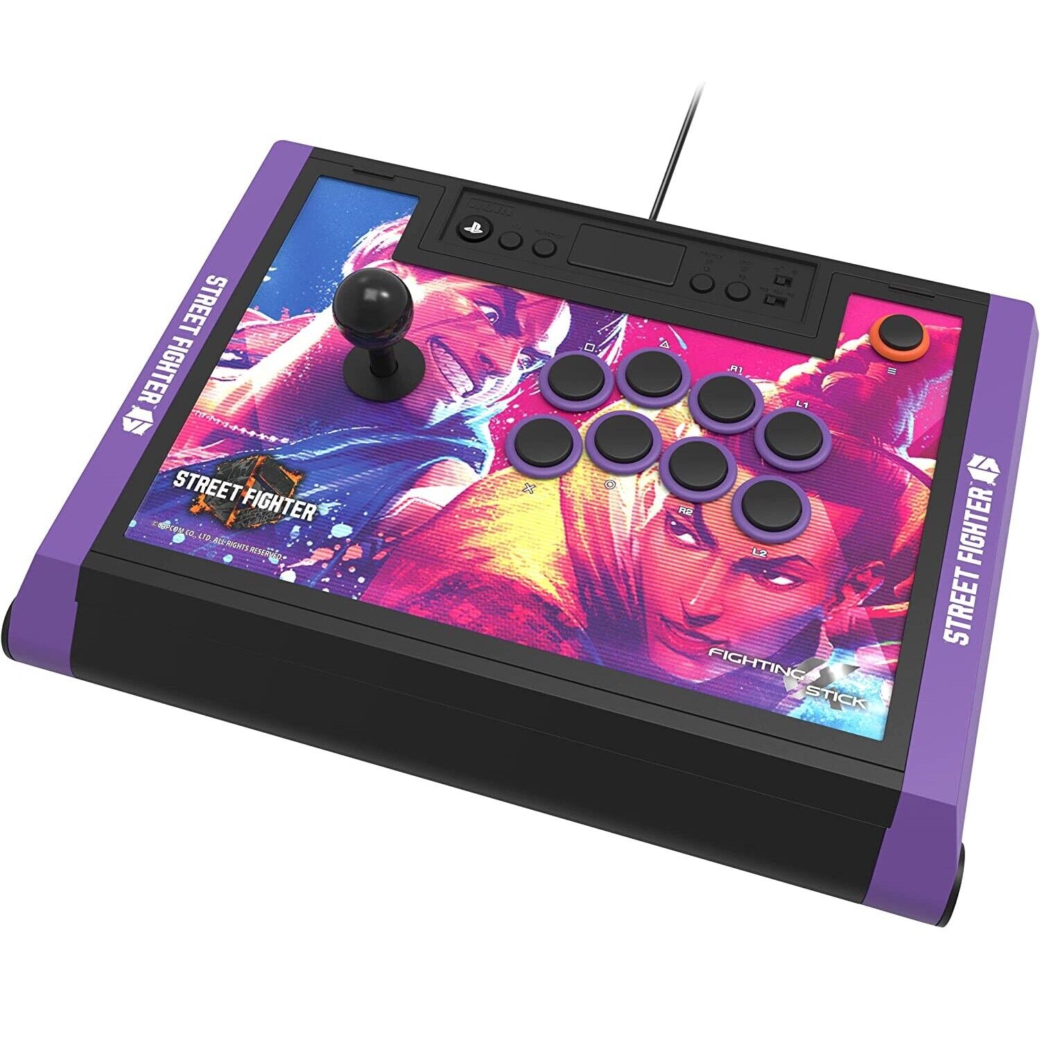 HORI CAPCOM FIGHTING STICK ALPHA ARCADE PLAYSTATION PS5/PS4/PC STREET FIGHTER 6