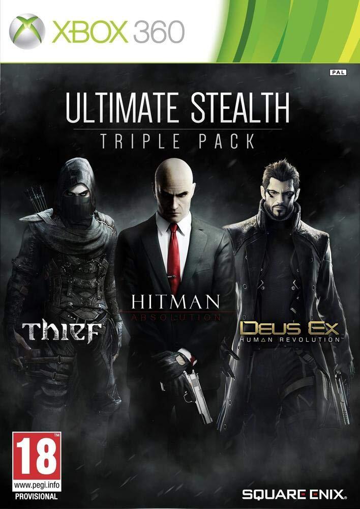 Xbox 360 ULTIMATE STEALTH Triple Pack (Thief + Hitman + Deu GAME NUOVO