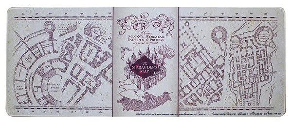 Desk Mat Desk Mat Desk Mat Harry Potter Map (tappetino mouse)