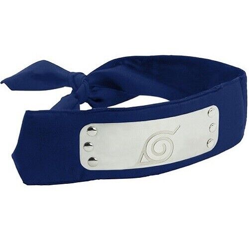 ABYSTYLE NARUTO SHIPPUDEN - KONOHA BLU FASCIA PER CAPELLI BLUE COSPLAY COSTUME