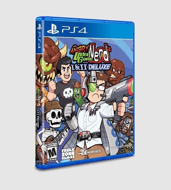 Angry Video Gioco Nerd I & II Deluxe (Lrg ) - PLAYSTATION 4, Nuovo