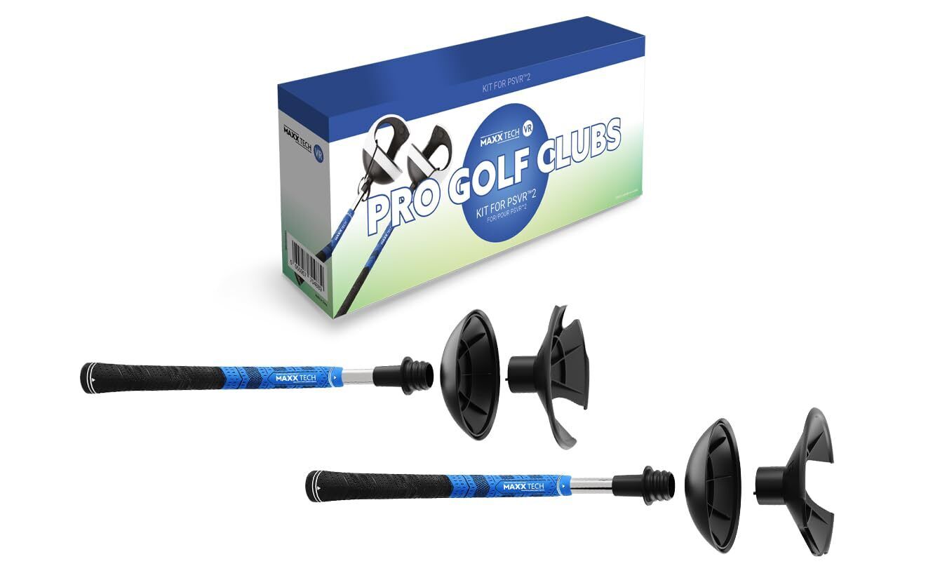 Maxx Tech VR Pro Golf Clubs Kit designed for PlayStation 5  (Sony Playstation 5)