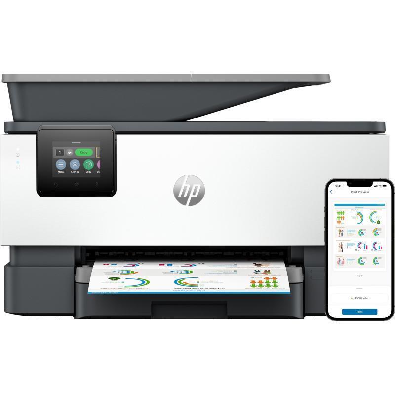 HP OfficeJet Pro Stampante multifunzione 9120b, Colore, Stampante per Abitazioni
