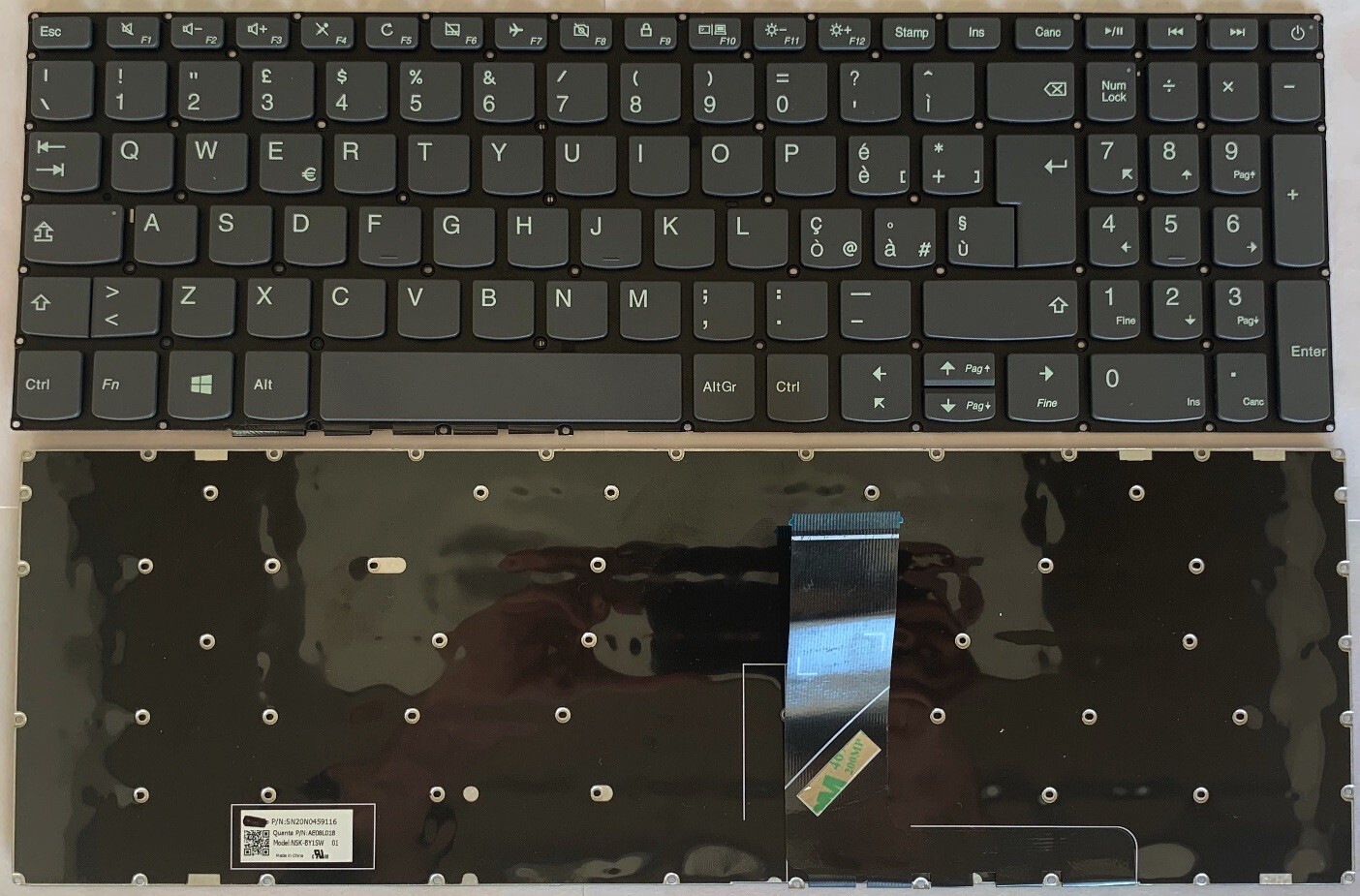 Tastiera italiana compatibile con Lenovo Ideapad 320-15ABR 320-15ISK 320-15AST 3