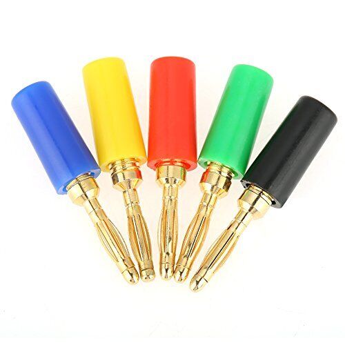 Banana Plug-20 Pz/set 2mm Colori misti Banana Plug Jack Test Sonde (I5a)