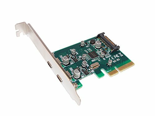 Scheda Controler PCI Express (PCIe - PCI-E), 2 porte USB 3.1 (Superspeed (z9c)