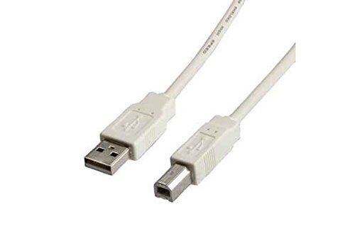 ITB USB 2.0 A/B M/M 0.8m cavo USB USB A USB B Male White (x3J)