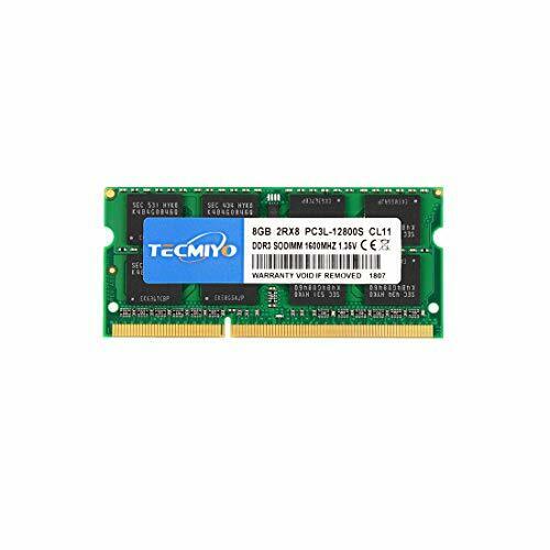TECMIYO 8GB DDR3L 1600MHz PC3-12800 Unbuffered Non-ECC 1.35V CL11 1Rx8 (p8K)