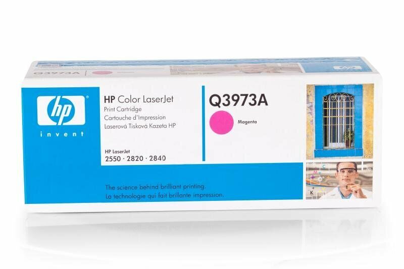 ORIGINALE TONER HP Q3973A - MAGENTA Color LaserJet 2550 2820 2840 AIO LN