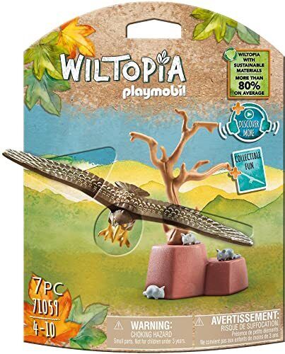 Playmobil 71059 Wiltopia Eagle, Animal toy,for children 4-10, sustainable (u1u)