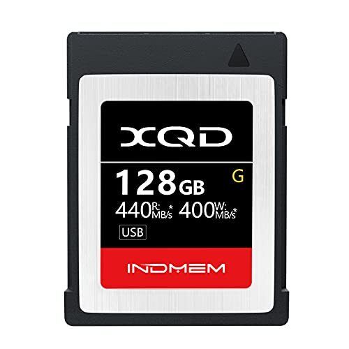 INDMEM 128GB XQD Card 5x TOUGH MLC XQD Flash Memory Card High Speed G (z4K)