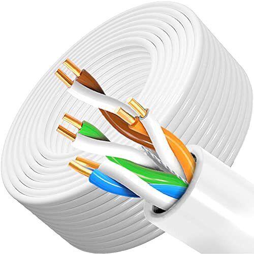 Cavo Ethernet 30 Metri, Cavo di Rete CAT 6 Prolunga Cavo Ethernet Gigabit (U1V)