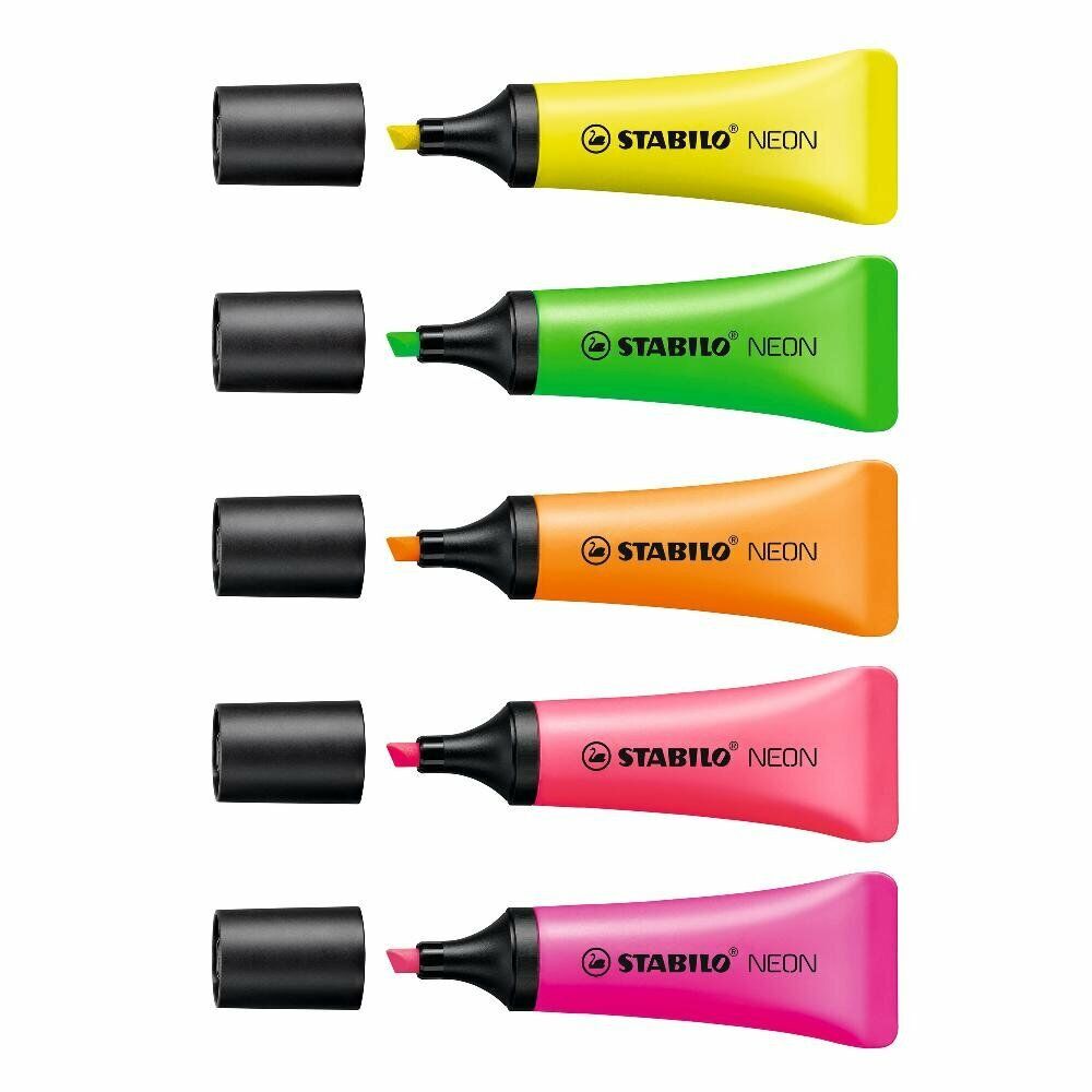 Evidenziatore - STABILO NEON - Retina da 5 - (o2R)