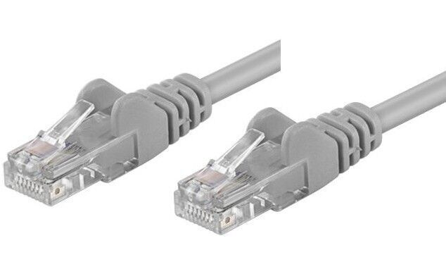 OEM Cavo di rete Patch CCA Cat. 5e Grigio UTP 3 m Bulk