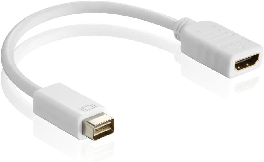 ADATTATORE MINI DVI - HDMI (MINI DVI MASCHIO A HDMI FEMMINA)