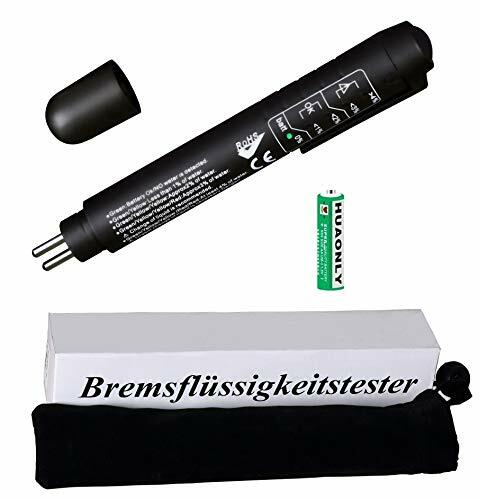 HHTEC Test fluido freni con 5 LED Brake Fluid Tester (M3X)