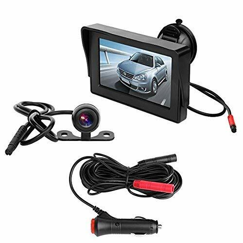BEST4U Telecamera Auto Retromarcia, 10,9 cm TFT LCD Car Monitor (Y4n)
