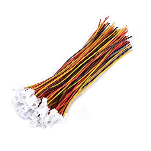Heaveant Connettore JST, 20 Set/Pacco Micro JST 1.25MM 3 Pin Maschio (Y3F)