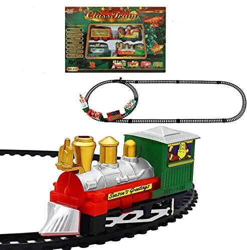 Trenino Elettrico per Bambini Treno elettrico di Natale,decorazione (w1U)