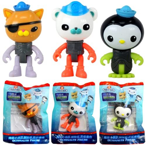 Fisher-Price Octonauts Glow in Dark Octo Suits Pack 4 Pezzi Giocattolo (C4e)